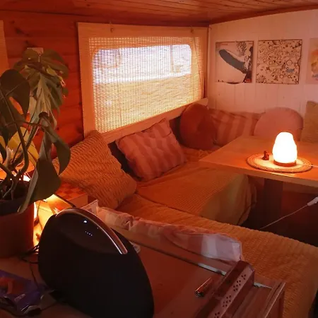 보트호텔 Cozy Bunk Beds In Unique Floating
